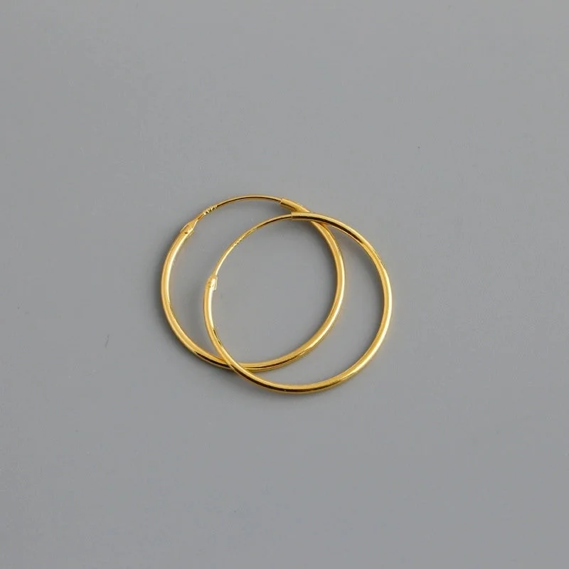 24mm (Gold) Original Medium|925 Silver