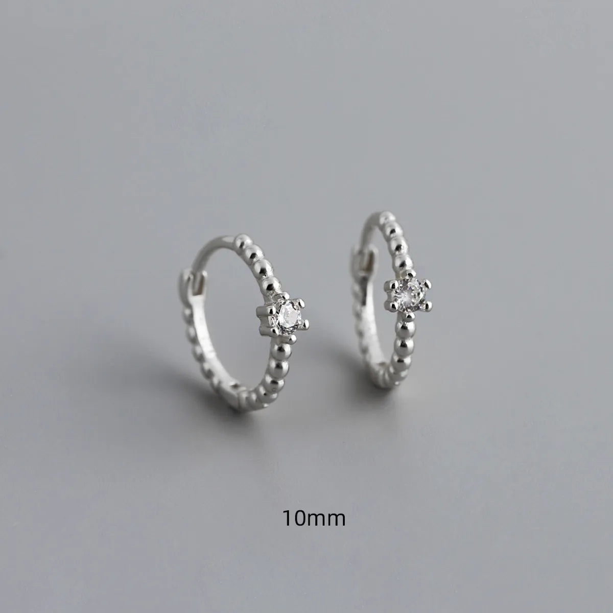 White Gold Color 10mm