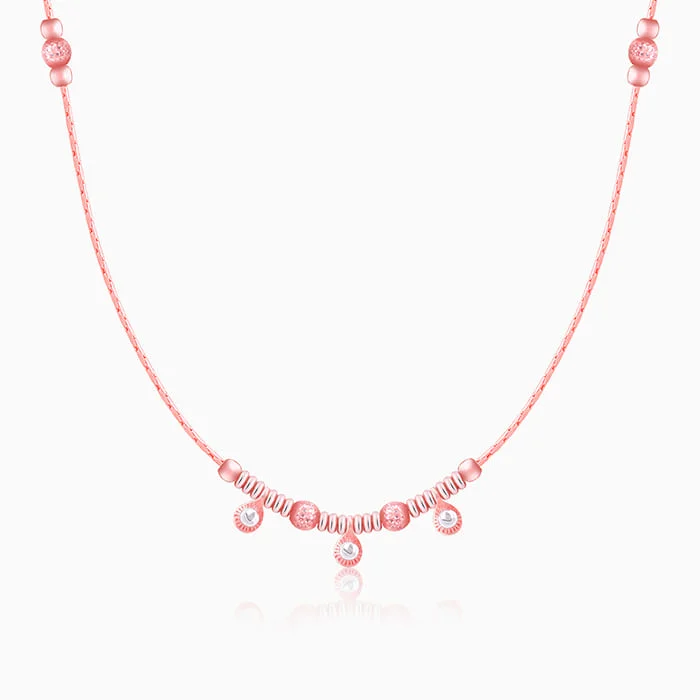 necklaces layered stackable set -Rose Gold Elegant Charm Necklace