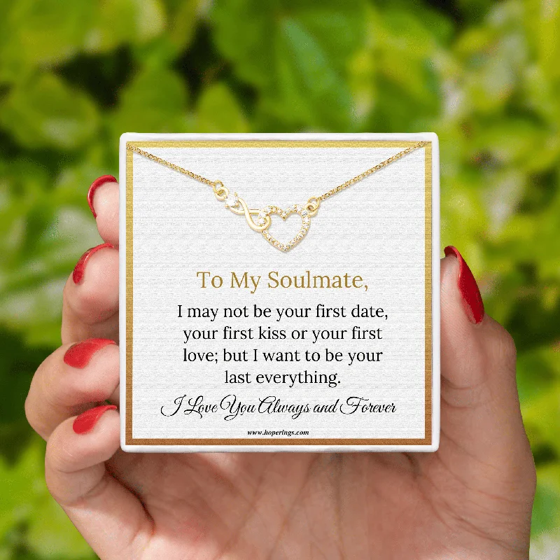 necklaces stylish affordable -To My Soulmate - Forever Love Necklace