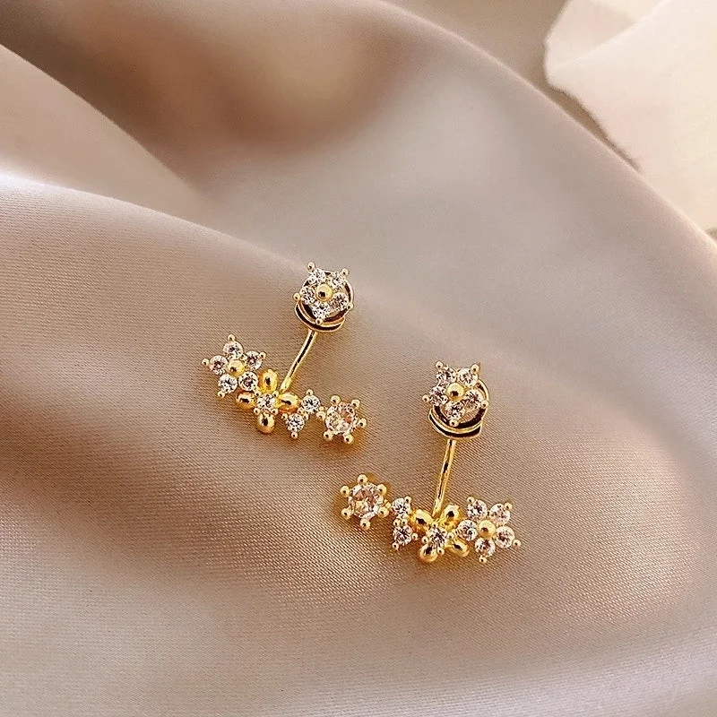 29# D0109 Flower Stud Earrings