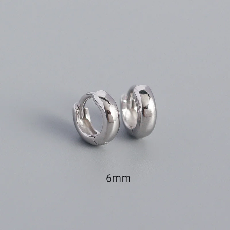 6mm White Gold Color