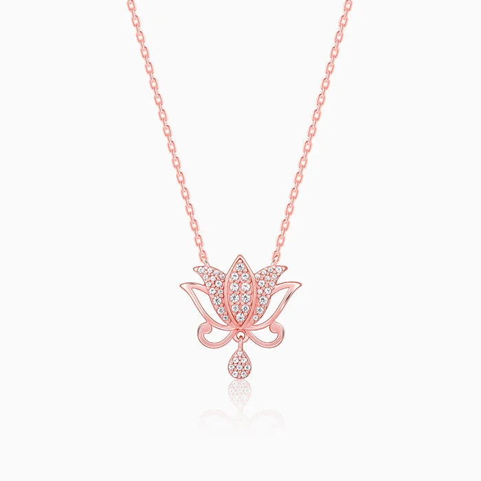 necklaces stylish affordable -Rose Gold Salikan Necklace