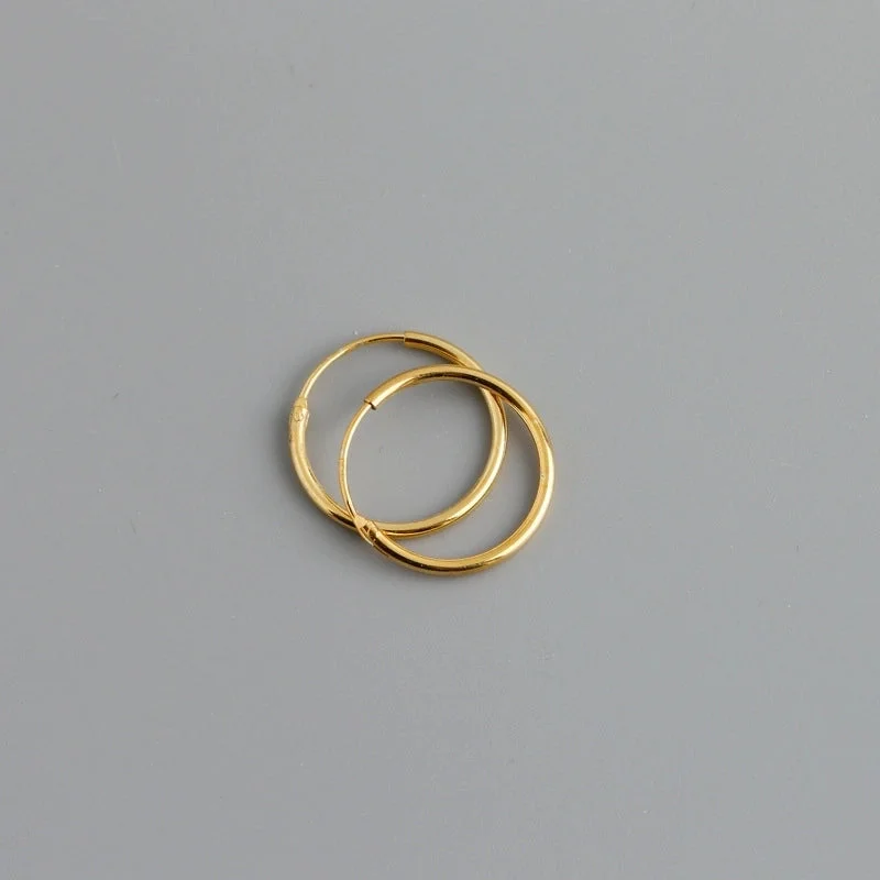 14mm (Gold)|925 Silver