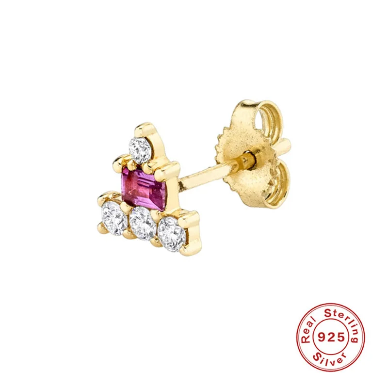 Single Gold-2 Rose Red Diamond