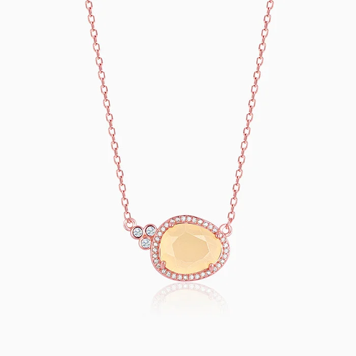 necklaces for daily elegance -Rose Gold Twilight Necklace