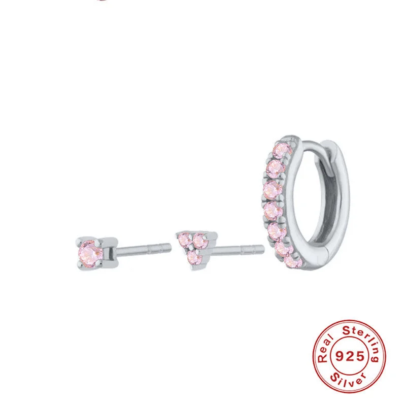 White gold color-Pink Diamond