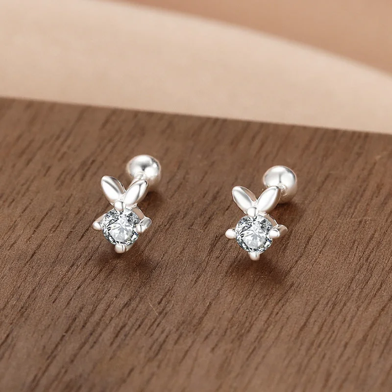 Rabbit Ear Screw Ear Studs