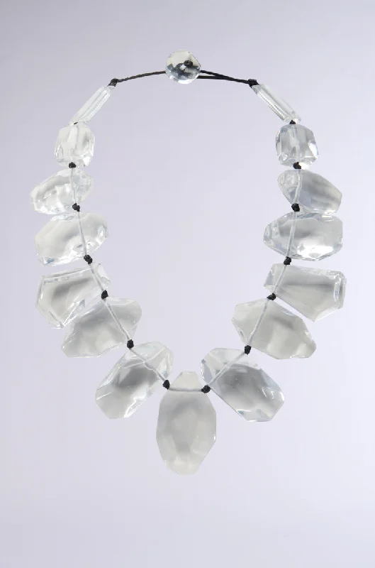 necklaces with zircon sparkle -CLEARLY CHIC NECKLACE