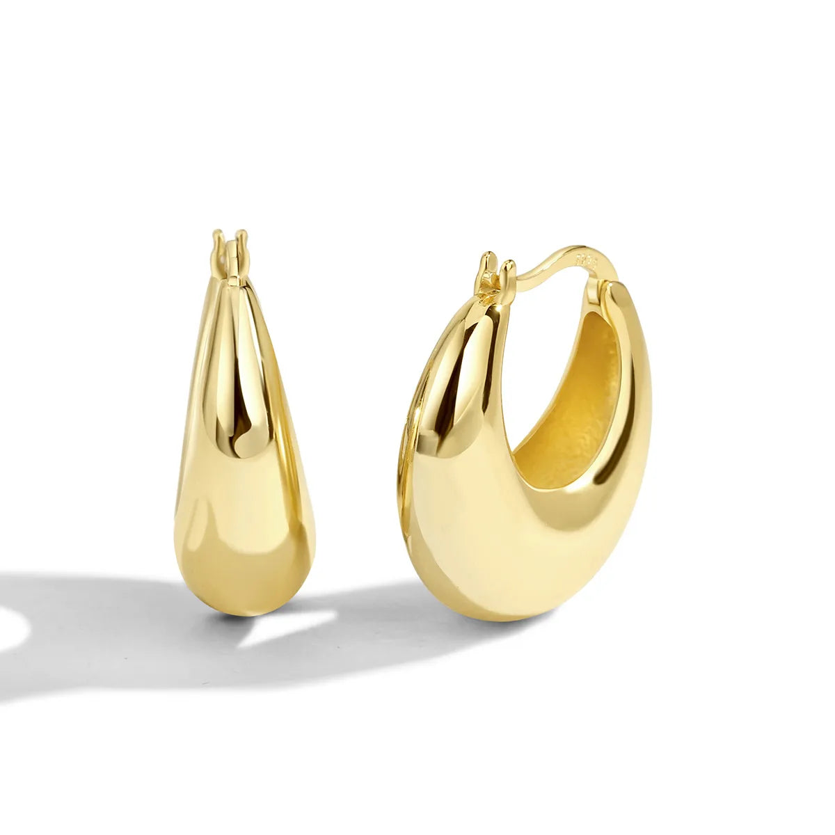 Golden Arc Earrings