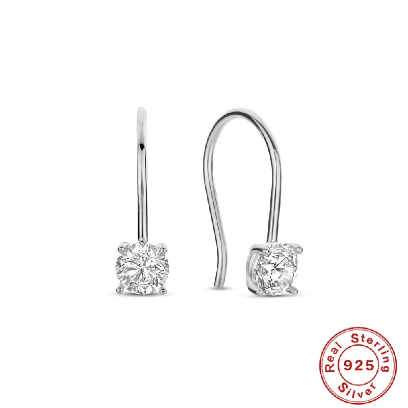 Meihu Ear Studs [White Gold Color]]-Style 5