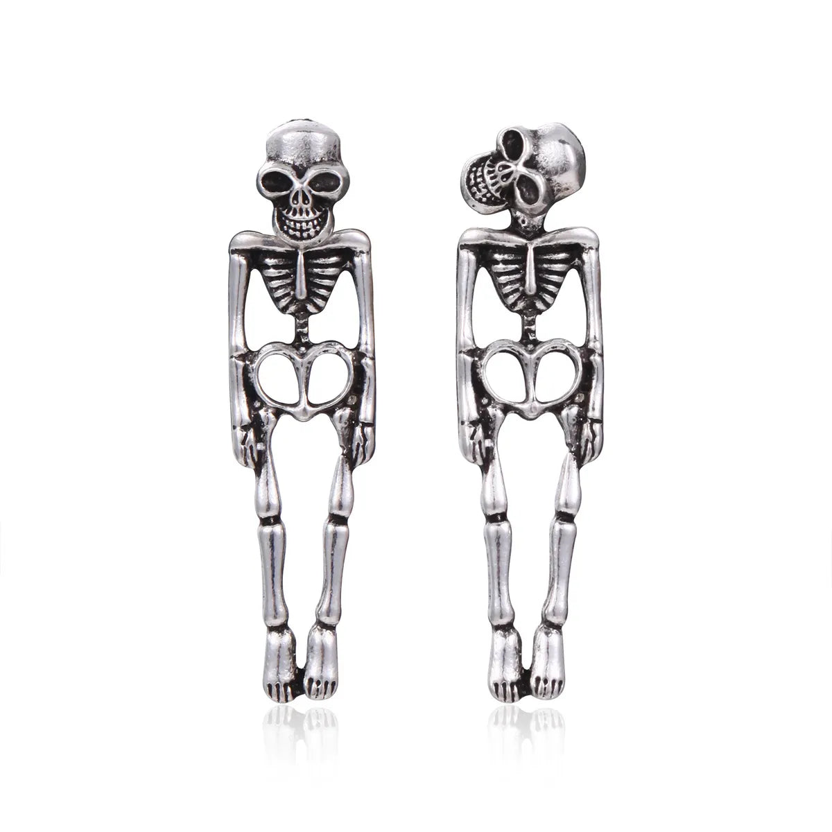 Movable Skull Ear Studs