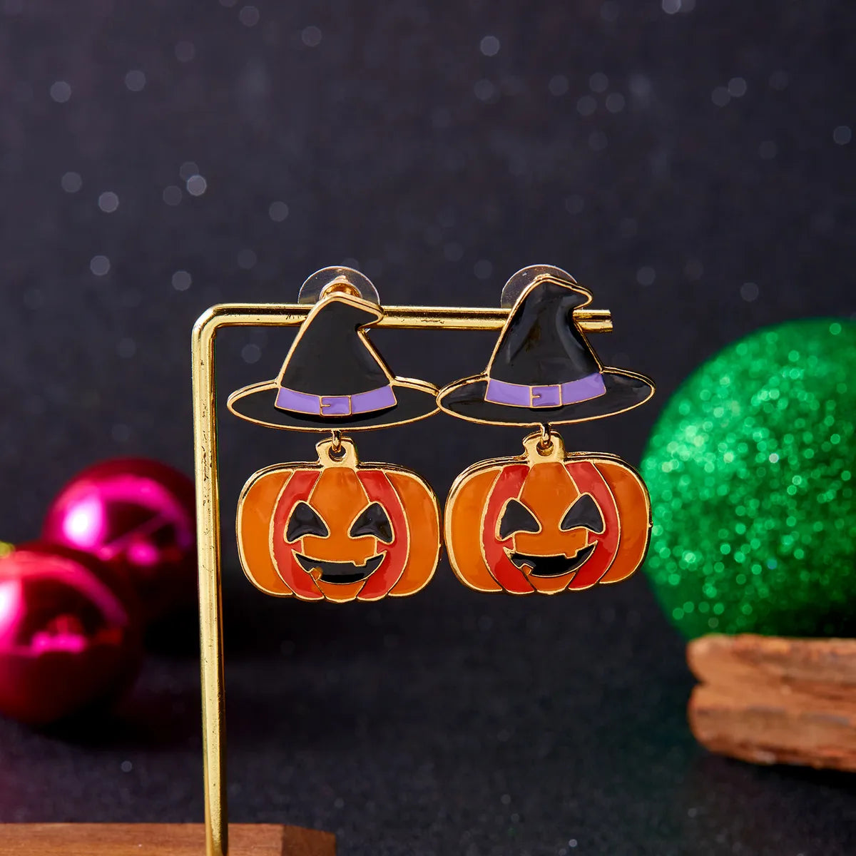 #2 Pumpkin Stud Earrings