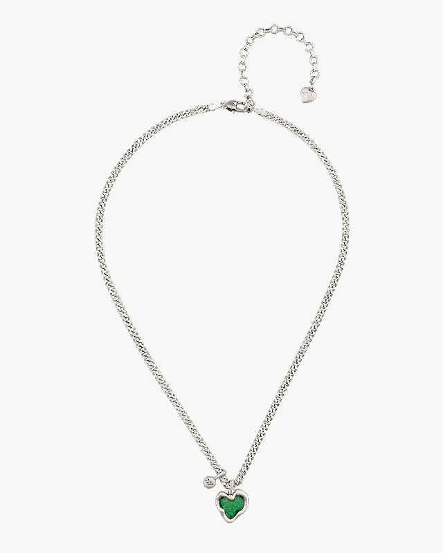 necklaces for bridal elegance -LOVA NECKLACE SILVER