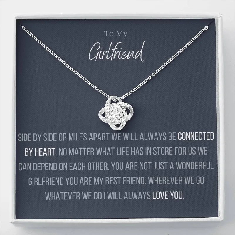 necklaces for everyday wear -The Infinity Love Knot Necklace™ To My Girlfriend