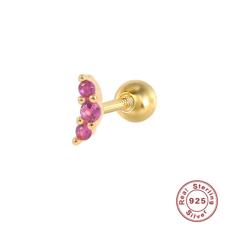 Single Gold-Rose Red Diamond