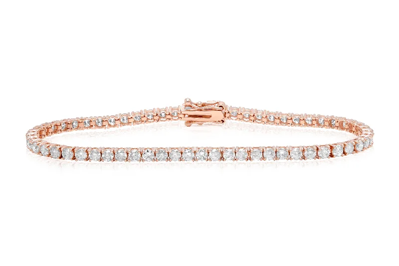 bracelets with star pendant -Diana M. 4.50 Carat Diamond Tennis Bracelet