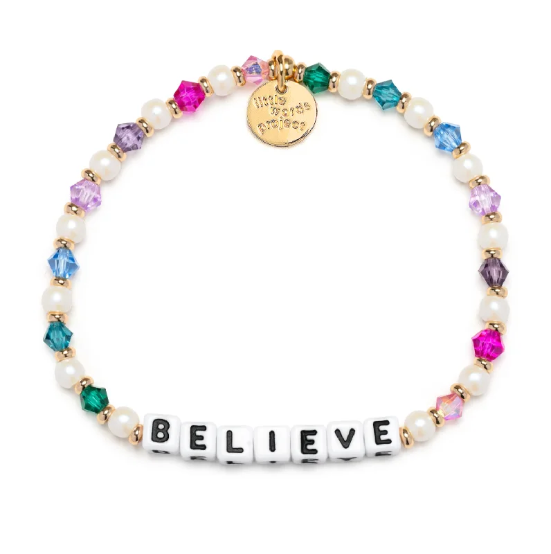 bracelets with sun charm -Believe Bracelet