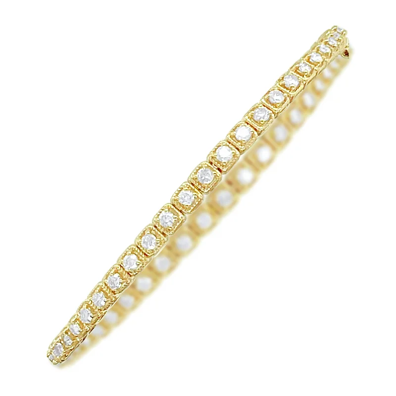 bracelets with evil eye -Diana M. 1.43 Carat Diamond Fashion Bracelet