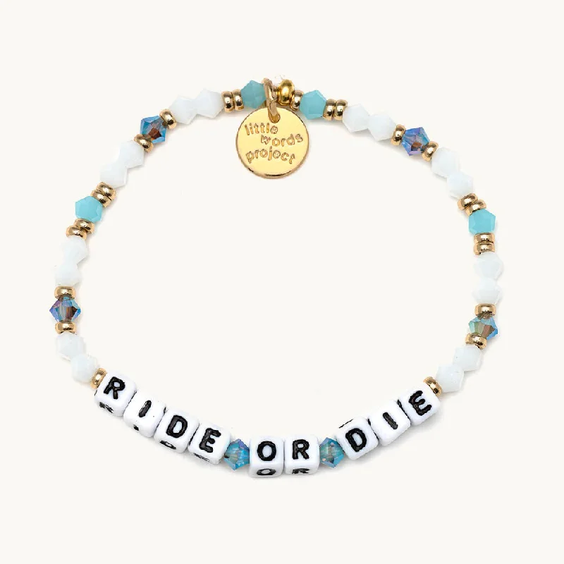 bracelets with feather pendant -RIDE OR DIE BRACELET