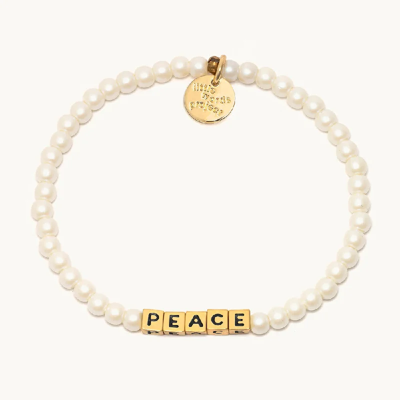 bracelets for gifting ideas -PEACE PEARL BRACELET