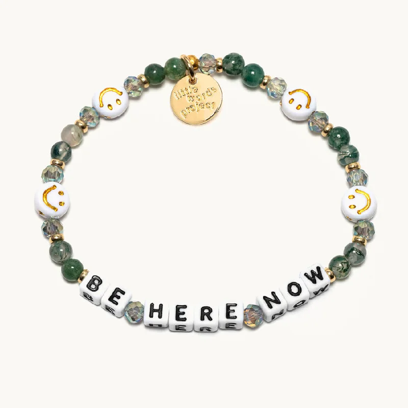 bracelets with white pearls -BE HERE NOW BRACELET