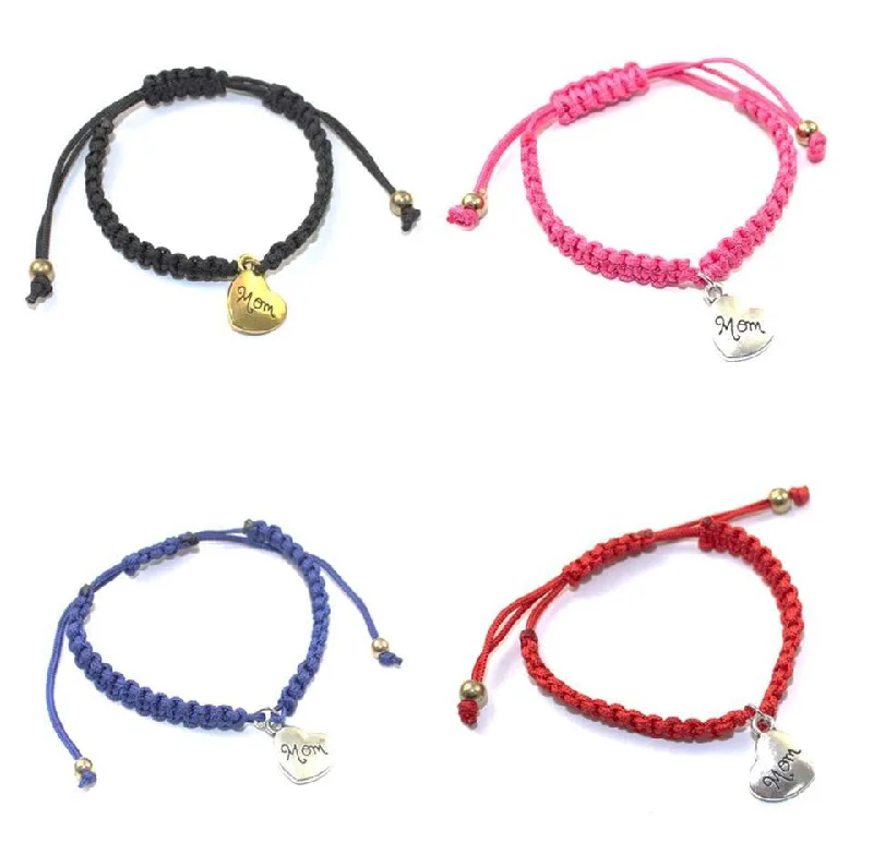 bracelets for casual chic -Mom Charm Bracelet