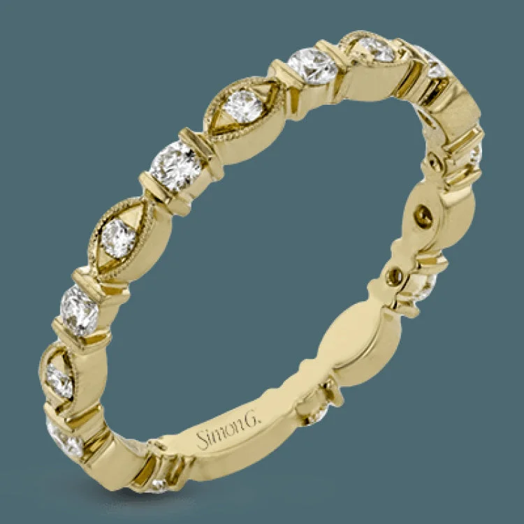 ladies rings personalized name ring -This gorgeous 18k yellow gold ring is perfect to wear in a stack, or as a statement on its own. It features .37 ctw of white diamonds.